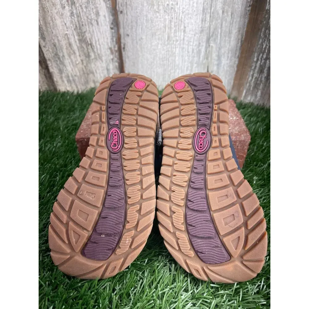 Chaco Kids' Odyssey Hiking Athletic Shoes Sandals Blue Pink Girls US 13